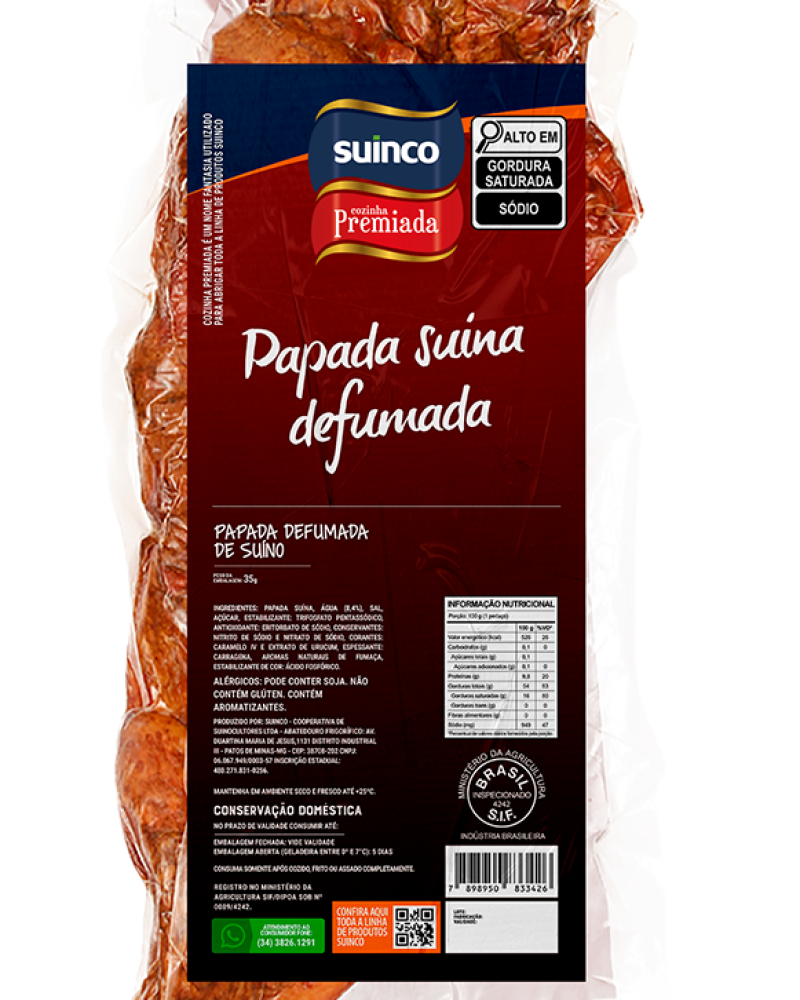 PAPADA SUÍNA DEFUMADA