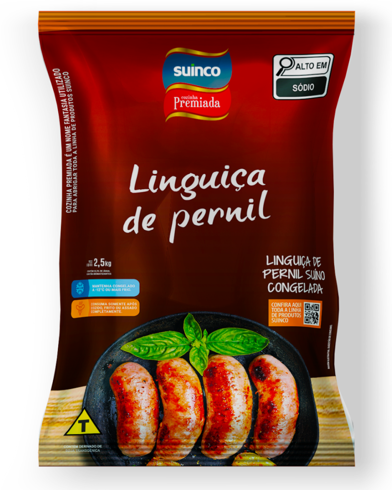 LINGUIÇA DE PERNIL CONGELADA 2,5KG