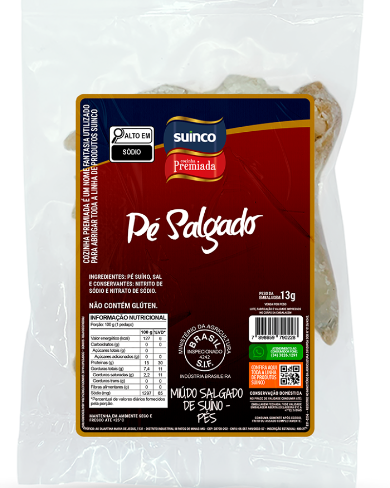 PÉ SUÍNO SALGADO 