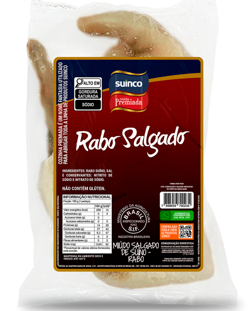 RABO SUÍNO SALGADO 