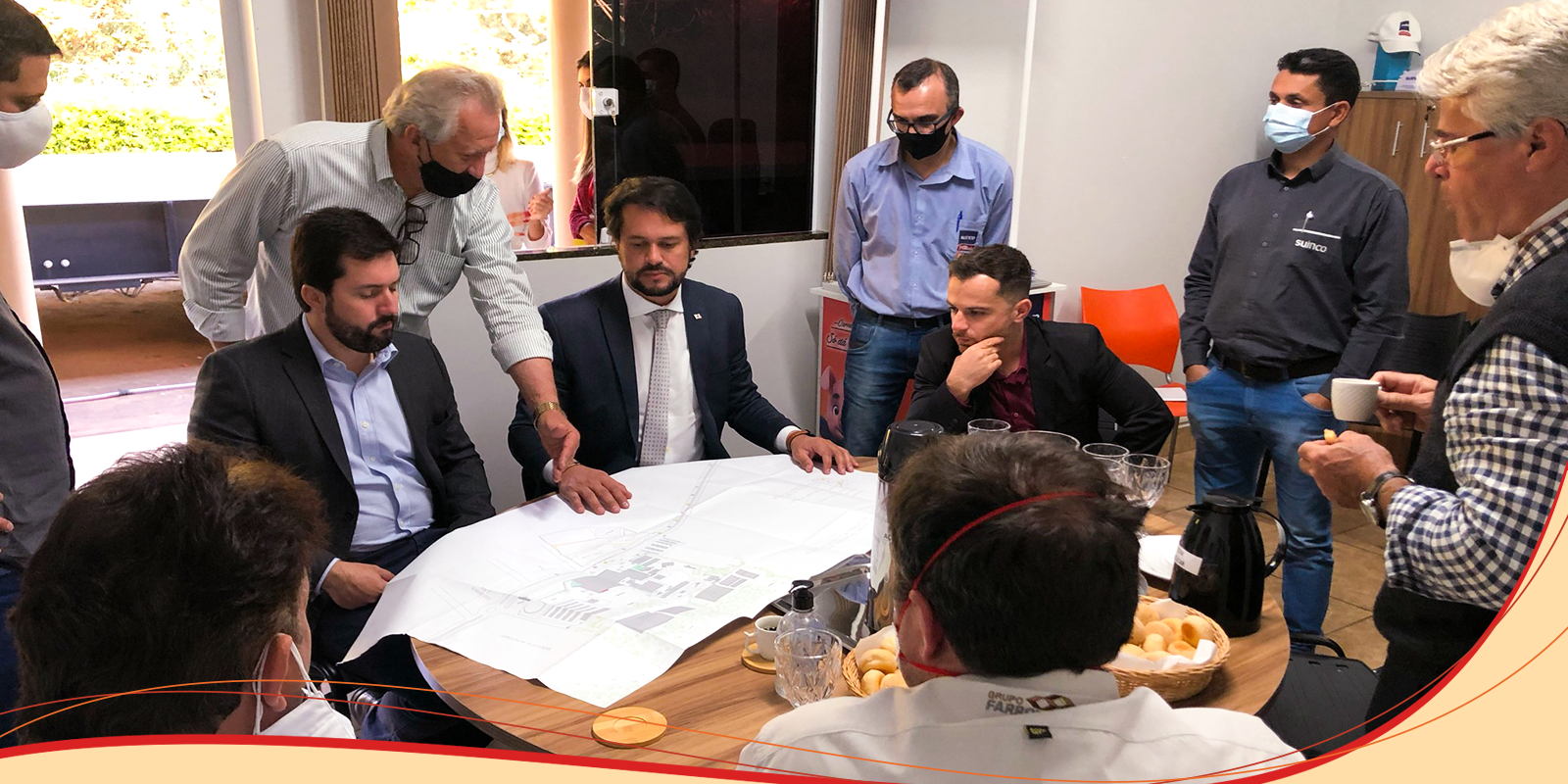 Diretoria da Suinco se reúne com representantes municipais e estaduais do governo.