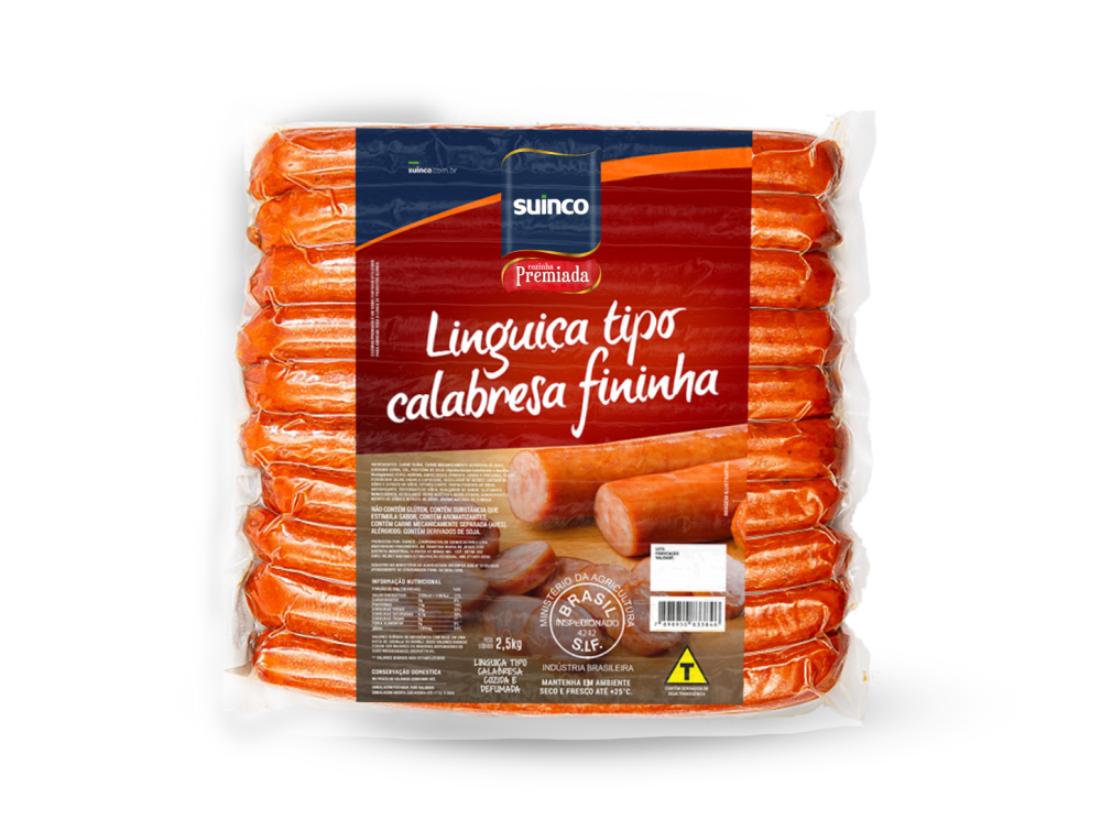 THIN CALABRESE SAUSAGE 2.5KG Suinco