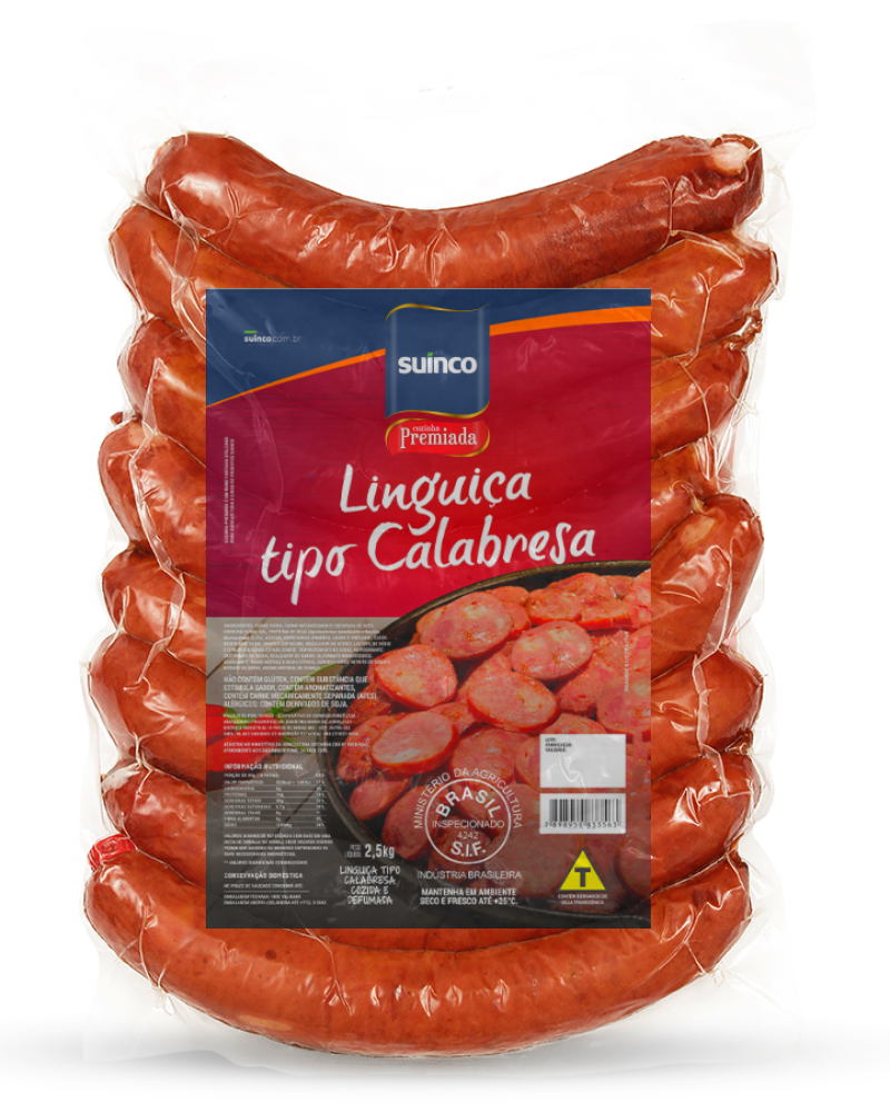 CALABRESE SAUSAGE 2.5KG Suinco