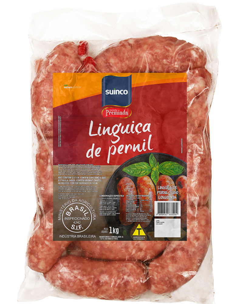 FROZEN PORK LEG SAUSAGE 1kg Suinco